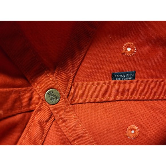 Virginia Tech Hokies w/ State Outline Legacy 92 Hat Cap Red / Orange Adjustable - Picture 7 of 9